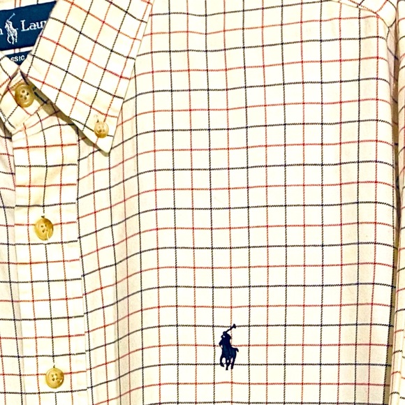 Ralf Lauren vintage mens long sleeve button up. - Picture 2 of 5